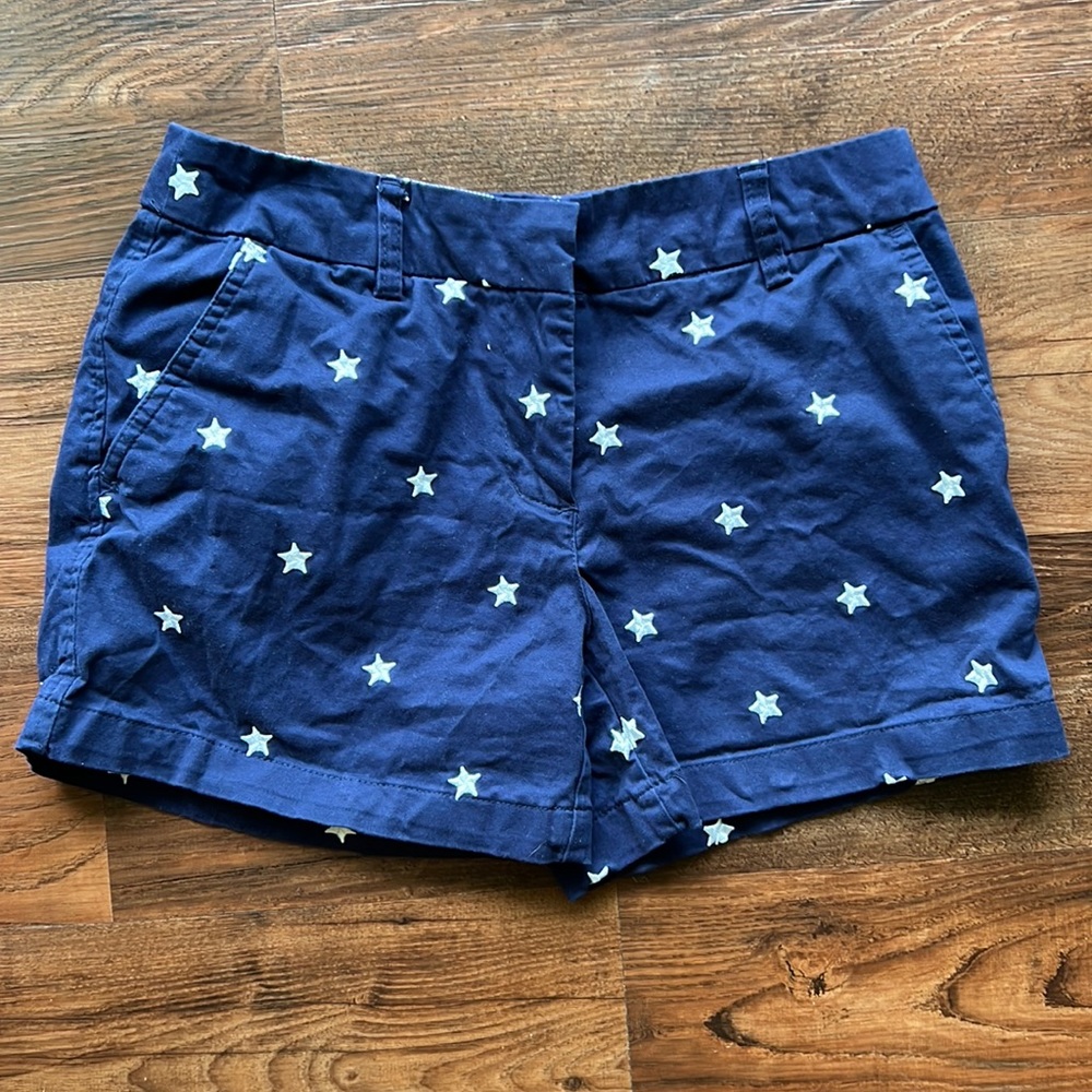 Cambridge Blue Short with White Stars
